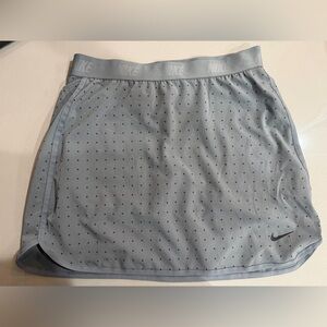 Nike polka dot grey women dri-fit skort